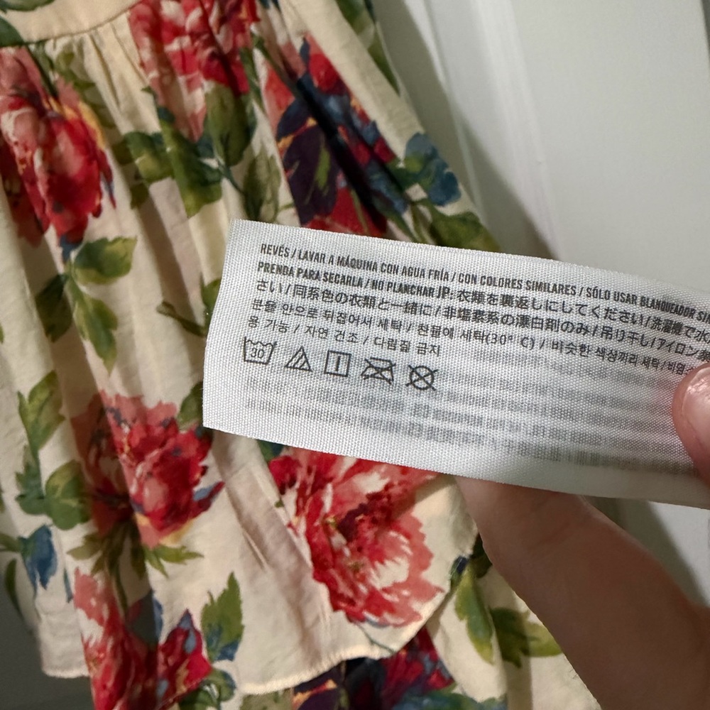Abercrombie floral tiered maxi dress, size S - Picture 8 of 8